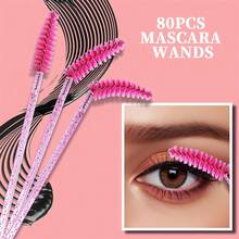 50/310Pcs Disposable Make-Up Applicator Set, Mascara Wands, Eyelash Curlers, Eyeshadow Applicators, Disposable Lip Applicators, Microswabs, Essential Kit For Make-Up Artists With Case - Pink - View 7