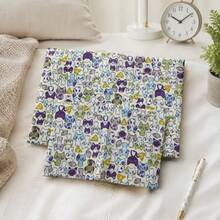 A5 A6 Macaron‑Tone Lovely Cat Pattern Fabric Book Cover, Supple Skin‑Friendly Journal Sleeve, Daily Dust‑Proof Notebook Protector - Sets - View 5