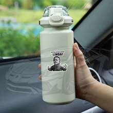 1/2/5 Pcs "Listen Linda" Vinyl Stickers For Bikes, Electric Scooters, Skateboards, Outdoor Gear, Cars, Trucks, Laptops, Home & Metal Surfaces - A - View 3