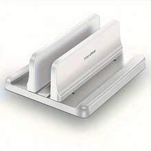 1pc Vaydeer Vertical Laptop Stand, Plastic Material, Adjustable, Desktop Laptop Base, Space-Saving, 3-In-1, Suitable For All Computers, Fits Up To 43.94cm - View 8