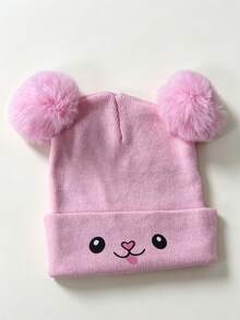 1/3pcs Solid Color Warm Rabbit Knit Hat, Suitable For Infants, Girls And Boys In Autumn/Winter, Perfect As A Cozy Home Party Gift For Babies - Multicolor - View 29