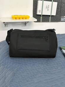 Single Shoulder Bag With High-End Feel, Large Capacity, Waterproof, Casual, Super Lightweight, Small Crossbody Bag - Black - View 7