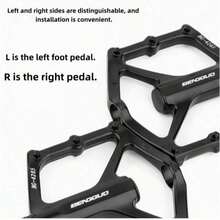 1 Pair Aluminum Alloy Mountain Bike Pedals, Wider Non-Slip Bearing Pedals, Suitable For Road Bikes And Bicycles - Multicolor - View 4