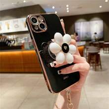 1pc Romantic Love Flower Phone Stand Universal Invisible Slide-Out Extendable Support Stand Multi-Functional Back Mount Compatible With Iphone And Android Devices, Birthday, Family, And Friends Gifts Push-Pull Phone Grip, Phone Stand, Phone Accessories - Multicolor - View 2