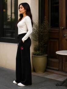 Women Pants - Black - View 3