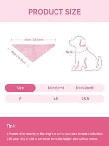 1pc Plaid Pet Cat And Dog Scarf, Fashionable Versatile Pet Supplies Gift, Suitable For Holidays, Daily Life, Outdoor Use, Fit For Small And Medium-Sized Pets - Multicolor - View 8