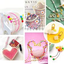 24 Colors 6mm Beads Set ABS Faux Pearl Jewelry Colorful Pearl Handmade DIY Material Beads Pearl Loose Beads - Multicolor - View 5