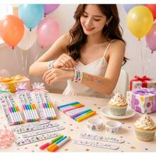 24pcs Birthday Theme Coloring Pages, Party Favors, Birthday Party Interactive Prizes, Party Gifts, Suitable For Filling Birthday Gift Bags (No Other Accessories Included) - A - View 3