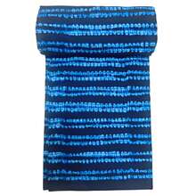 1pc 1/3/6 Yards African Batik Blue & Black Striped Print Fabric, Double-Sided Geometric Print African Fabric For Handmade DIY, Suitable For Swing - Blue and Black Geometric - View 4