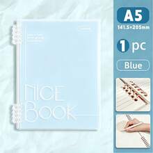 A5 Spiral Notebook, Detachable Loose-Leaf Notebook, 60 Sheets/120 Pages, Multiple Colors Available, Suitable For Journaling, Sketching And Writing, Perfect For School, College, Work And Office Use - Multicolor - View 12