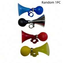 1pc Colorful Air Horn Bicycle, Single Piece Design, As Cycling Ring Alarm, Suitable For Plastic Handlebars And Scooters, Bicycle Accessory Tool[Reference Image 8] - Multicolor - View 9