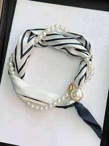 2pcs Women's Necklace Scarf, Solid Color Multifunctional Decorative Scarf With Metal Buckle Neckerchief - Multicolor - View 11