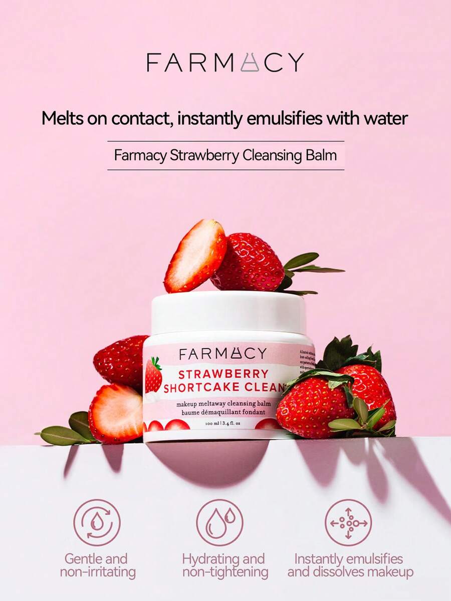 Farmacy Green Clean Makeup Removing Cleansing Balm 100ml, Mild, Quick Emulsifying Formula, Non-Comedogenic For Sensitive Skin - Cleansing Balm 100ml - View 1