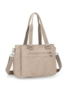 Urban Elegant Women's Handbag, Fashionable Minimalist Tote Bag, Casual Versatile Crossbody Bag, 7 Colors Available Suitable For Multiple Occasions With Long Shoulder Strap And Top Handle, Zipper Closure Multi-Pocket Design, Perfect For Daily Commute - Multicolor - View 15