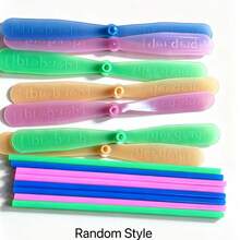10pcs Random Color Plastic Dragonfly Flying Toys, Suitable For Outdoor Interactive Entertainment, Dragonfly Helicopter Toys, Random Color, Random Style - Multicolor - View 11