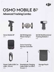 dji Osmo Mobile 8P Detachable Remote With Built-In Monitor, AI Multi-Subject Tracking + 3-Axis Stabilization, Smartphone Direct Connection Vlog Tool (10h Battery Life) (Brand New, Activated Only) - View 10