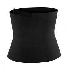 Waist Training Bodysuit, Breathable Waist Belt For Abdominal Control And Compression - Black - View 8