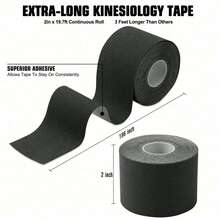 1 Gulungan Plester Elastis Muscle Motion, 5m x 5cm, Plester Lutut Perekat Diri Modern, Cocok untuk Penggemar Kebugaran - beraneka warna - View 3