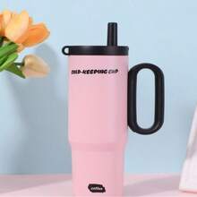 Tumbler Berinsulasi Besar 720ML dengan Pegangan, Botol Air Portabel, Pegangan yang Nyaman, Mudah Dibawa, Anti Bocor - Gelas termos pegangan besar - View 1