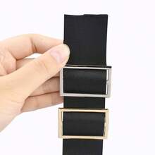 SinHo 2Pcs Pinless Tri-Glide Buckle Alloy, No Needle Rectangle Loop, Hang Plated Belt Adjuster, Webbing Slider, High Quality Hardware For Bag Accessories - Multicolor - View 11