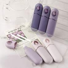 6pcs Gradient Color Highly Attractive New Correction Tape, Anti-Slip Anti-Breakage Student-Specific Correction Tape, Pen-Style Integrated Correction Tape, Water Drop Shape, Rounded Design, 4 Colors Available - Gradient Color - View 8
