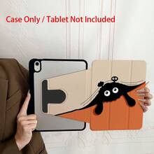 Protective Case, Compatible With IPad Air, Pro, Mini (9.7", 10.2", 10.5", 10.9", 11", 12.9", 13"), 360° Rotatable & Foldable, Exquisite Printed Pattern, Shockproof, Anti-Slip, Scratch-Resistant, Supports Auto Sleep/Wake, Acrylic Material, Lightweight & Foldable, With Stand Design - Multicolor - View 2
