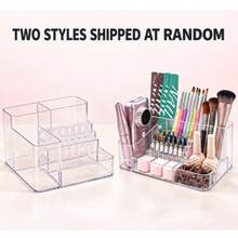 1PC Nail Machine & Nail Drill Holder 28 Holes Clear Drill Bit Plastic Stand For Desktop Storage, Skincare Storage, Gadget Storage, Professional Nail Tool Organizer And Storage Box (ABS) - Multicolor - View 13