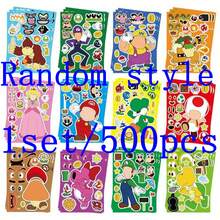 SUPER MARIO BROS. 1set/12pcs This Set Of Cartoon Facial Patch Stickers Allows You To Freely Exchange Facial Combinations And New Expressions, Making It Perfect For Parent-Child Handmade Interaction. It Can Be Used As A Birthday Gift For Children (Stochastic Style) - Multicolor - View 8