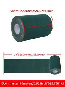 1 Roll Artificial Turf Self-Adhesive Seam Tape, Turf Carpet Connection Tape Suitable For Artificial Turf Carpet, Self-Adhesive Artificial Turf Tape Suitable For Lawn Garden Carpet, Connecting Outdoor Carpet - Army Green - View 13