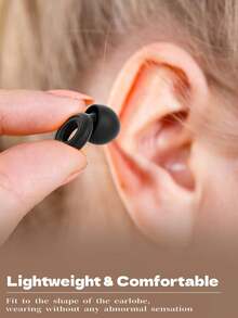 Comfortable Reusable Silicone Earplugs, Noise Reduction Hearing Protection Ear Plugs, Lightweight Soft Earplugs For Sleeping Snoring Office Work Airplane Travel - Multicolor - View 4