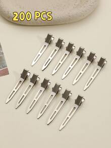 100pcs 5.5cm Fluffy Hair Root Clips, Designed For Hair Salons, High Quality. DIY Hair Styling Tool, Easily Create Voluminous Hair Roots, Add Hair Texture, Perfect Choice For Hair Styling - Silver - View 13