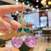 1 buah Gantungan Kunci Bentuk Buah Pir Lucu dan Kreatif, Liontin Tas Modis, Gantungan Kunci Mobil, Hadiah Kecil untuk Pasangan, Dekorasi Ransel - MultiWarna - View 25