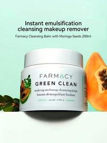 Farmacy Moringa Seed Cleansing Balm, Gentle Cleansing, Fast Emulsification, Non-Clogging For Sensitive Skin - 200ml - View 2