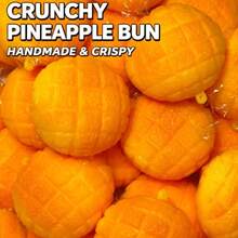 Crunchy Bread Squishy Fidget Hand Toy, Realistic Pineapple‑Bun Food‑Shaped Hand Play Toy, Unique Grid‑Textured Novelty Desktop Ornament, Fun Interesting Creative Leisure Entertainment Toy, Eye‑Catching Simulation Pastry‑Designed - Multicolor - View 1