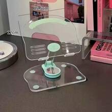 1pc 360° Rotating Phone/Tablet Stand, Adjustable Foldable Desktop Base With Non-Slip Silicone Pad, Portable Desk Holder, Gift For Family And Friends, Phone Accessory, Suitable For Office Workers, Students And Teachers - Multicolor 1 - View 13