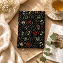 Vintage European Floral Bugleweed Pattern Book Jacket, Soft Fabric Durable Book Sleeve, Artistic Decorative Protective Jacket For Journals & Notebooks - Sets - View 9
