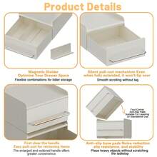 1pc Magnetic Adjustable Layer Stackable Metal Drawer Storage Box Dust-Proof Coffee Machine Cup Holder Christmas Promotion - Multicolor - View 7