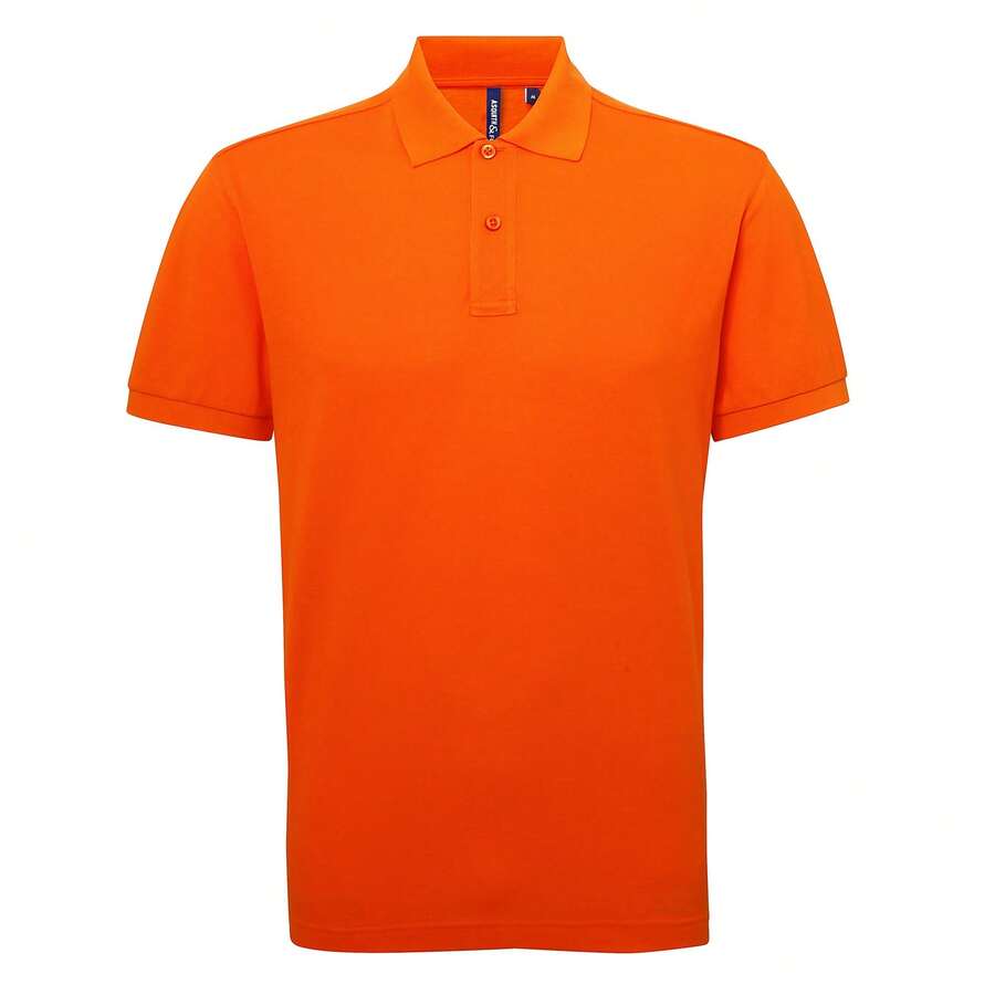 Roly Asquith & Fox Mens Short Sleeve Performance Blend Polo Shirt - Orange - View 1