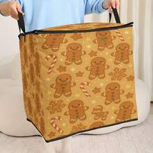 1pc Large Capacity Star-Shaped Lid Storage Box, Foldable Organizer Bin, Suitable For Blankets And Quilts, Equipped With Durable Zipper, Perfect Holiday Home Gift, Can Be Used For Under-Bed Storage. Storage Box With Lid, Organizer Bin With Lid, Extra Large Quilt Organizer, Storage Box With Lid, Storage Box, Storage Box With Lid, Storage Cabinet, Medicine Storage Box, Box-Style Storage, Storage Bin, Cabinet - Multicolor - View 1