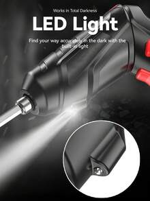 Set Obeng Listrik Lithium-Ion Isi Ulang 47 Buah, Obeng Mini Multifungsi untuk Perbaikan di Rumah dan Mobil (Penggunaan Ganda). - A - View 4