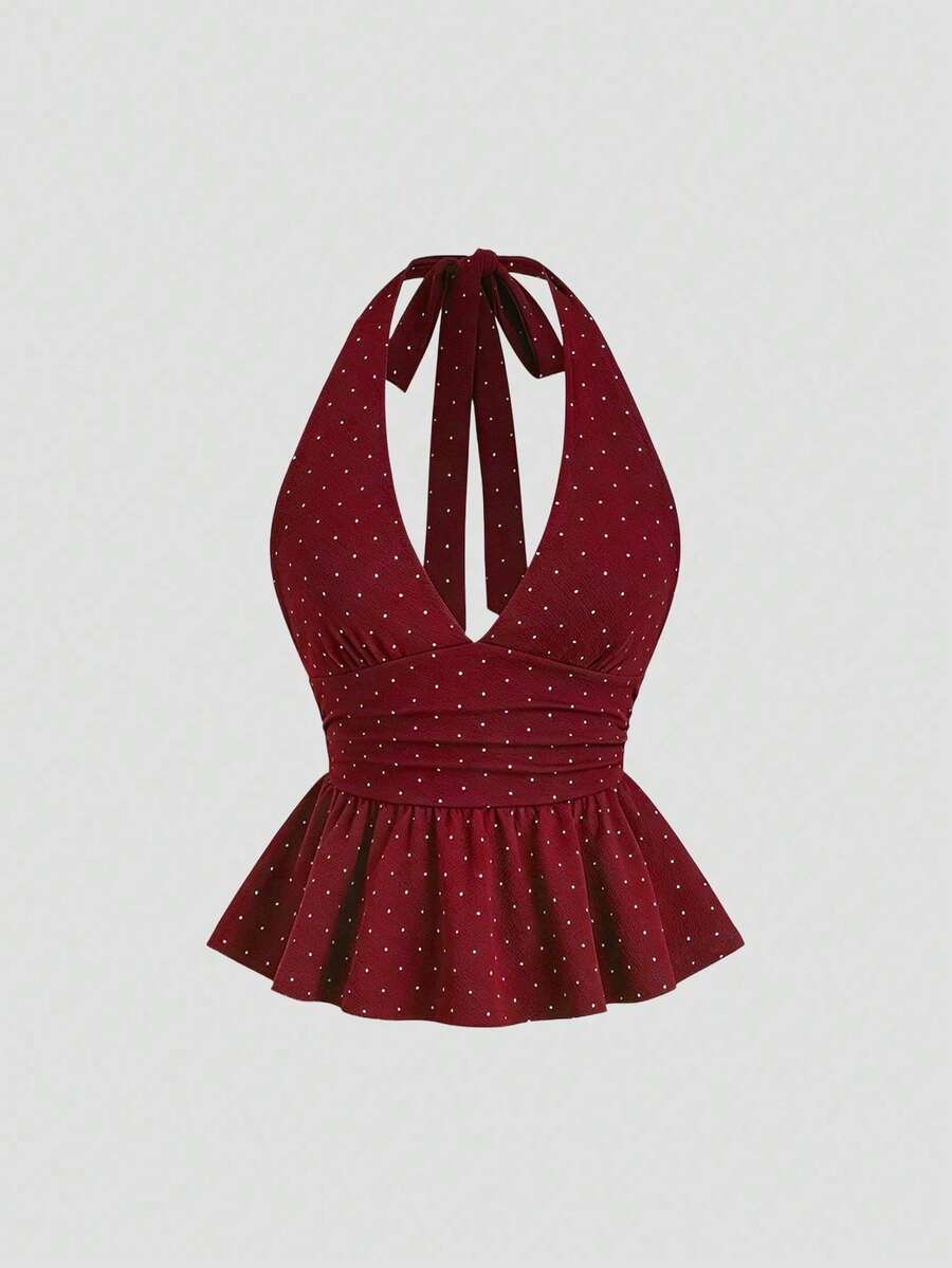 Women Tops - Red - View 1