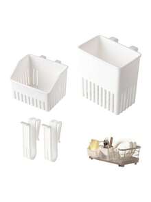 2pcs/4pcs Cutlery Drying Rack - Utensil Drainer | Cutlery Drainer For Sink | Drying Rack Holder | Kitchen Drying Basket | Spoon Knife And Fork Storage Basket | Silverware Holder And Cutlery Drainer For Spoons - One Size Fits All - View 12