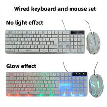 LIMEIDE Mechanical Feel Keyboard And Mouse Set, RGB LED Backlit, USB Wired - 104 Keys - Ideal For Gaming And Office Use Wired Business Office Keyboard Mouse Set - View 13