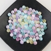 6mm Cat Eye Glass Beads Bracelet Making Kit Smooth Gradient Glass Beads Crystal Round Beads For Jewelry Making Bracelets DIY Crafts With Spacer Beads And Charms 75pcs 20g - 20 Grams - View 8