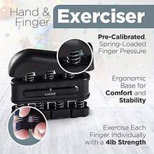 Finger Strength Trainer 1 Set 4 Independent Resistance Buttons Help Improve Hand Flexibility And Grip Strength Suitable For Guitar, Piano And Ukulele Players Great Gift For Halloween And Christmas - Multicolor - View 4