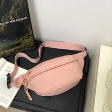 Minimalist Solid Color Fashion Small Multi-Function Crossbody Storage Bag, Small Capacity Fitness Bag, Versatile Women's Shopping Commuting Shoulder Bag, Small Soft Portable Mini Fitness Bag - Multicolor - View 13