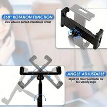1pc Car Tablet/Phone Holder, Suitable For Tablets, Fits 11.94-32.77cm Devices, Secure Adjustable Support, Ideal For Road Trips And Long Rides - A - View 6