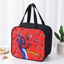 Disney 1pc Spider-Man Lune Bag - Non- Plastic Material, Suitable For Storage And Organization - Multicolor - View 1