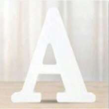 6 Inch White Wooden Letters, Unfinished Wooden Letters, Suitable For Wall Decoration, Standing Decorative Letters, Sliced Sign Decoration, Can Be Used For Crafts, Home Party Projects, Birthdays, Graduations, Etc., The Best Gift Choice. - A - View 18