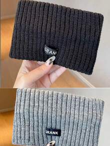 1PC/2PCS Solid Color Knitted Headband, Autumn/Winter Fashion Casual Warm & Cold-Proof Headband - Multicolor - View 18